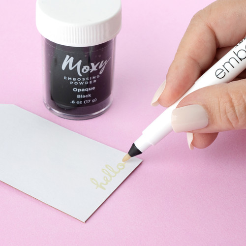 Moxy Embossing Pens 3/Pkg-White - 347966