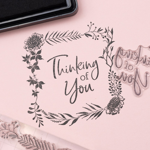 3 Pack - BoBunny Willow & Sage Clear Stamps- - 73000021 - 665573117953