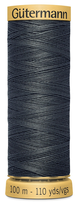 Gutermann Natural Cotton Thread 110yd-Grey - 103C-9430 - 077780011755