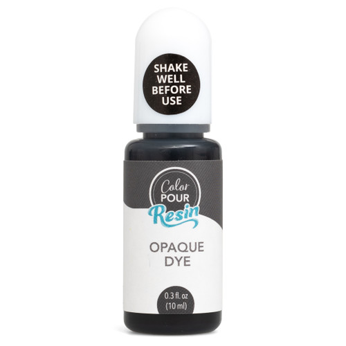 American Crafts Color Pour Resin Dyes .3oz-Opaque - Black - CPRDYE3-56690