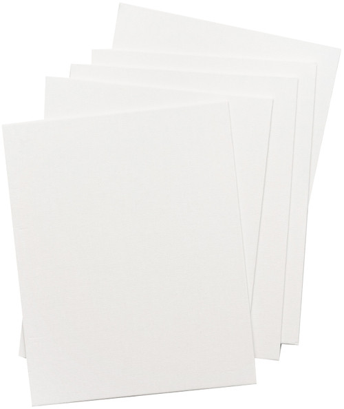 American Crafts Art Supply Basics Panel Pack Canvas 5/Pkg-8"X10" - 34006081
