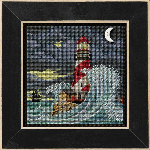 Mill Hill Counted Cross Stitch Kit 5.21"X5.21"-Haunted Lighthouse - 5A0031X6-1H3K5 - 098063875963