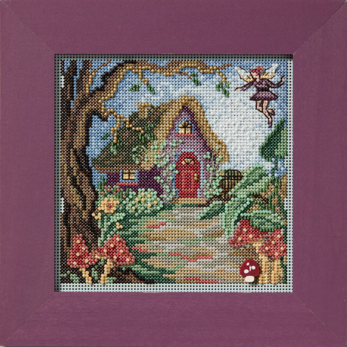 Mill Hill Counted Cross Stitch Kit 5.21"X5.21"-Fairy House - 5A0031XX-1H3KF - 098063875925