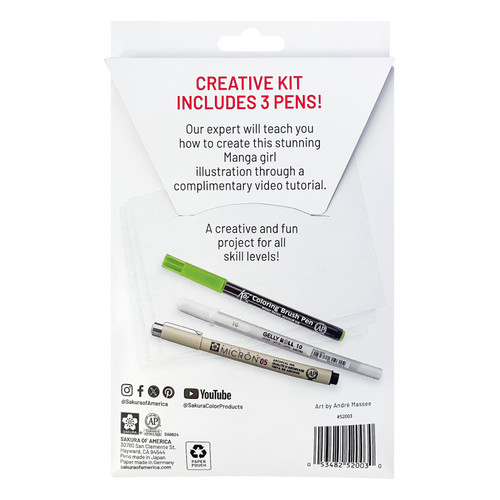 Sakura Creative Kit 6pcs-Manga 04 - 5A002Z2K-1H0HN Sakura Creative Kit 6pcs-Manga 04 - 5A002Z2K-1H0HN