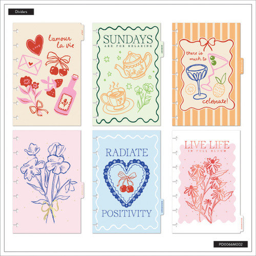 Happy Planner 12-Month Mini Disc Bound Planner-Everyday Coquette; July '25 - June '26 - 5A00325P-1H3TL Happy Planner 12-Month Mini Disc Bound Planner-Everyday Coquette; July '25 - June '26 - 5A00325P-1H3TL