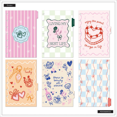 Happy Planner 12-Month Mini Disc Bound Planner-Everyday Coquette; July '25 - June '26 - 5A00325P-1H3TL Happy Planner 12-Month Mini Disc Bound Planner-Everyday Coquette; July '25 - June '26 - 5A00325P-1H3TL