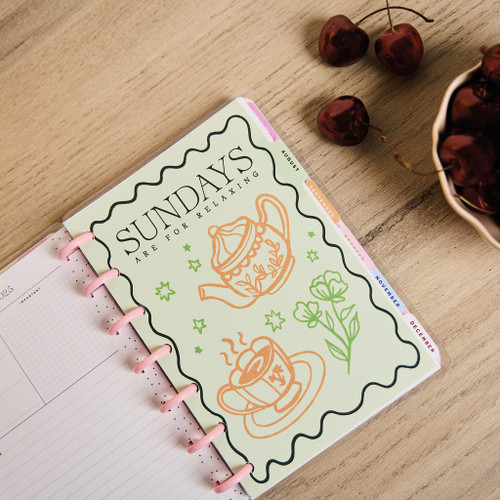 Happy Planner 12-Month Mini Disc Bound Planner-Everyday Coquette; July '25 - June '26 - 5A00325P-1H3TL Happy Planner 12-Month Mini Disc Bound Planner-Everyday Coquette; July '25 - June '26 - 5A00325P-1H3TL