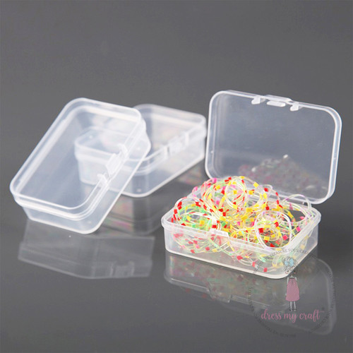 Dress My Craft Clear Storage Box-Rectangular, 5.5x4cm - 5A003093-1H1SQ Dress My Craft Clear Storage Box-Rectangular, 5.5x4cm - 5A003093-1H1SQ