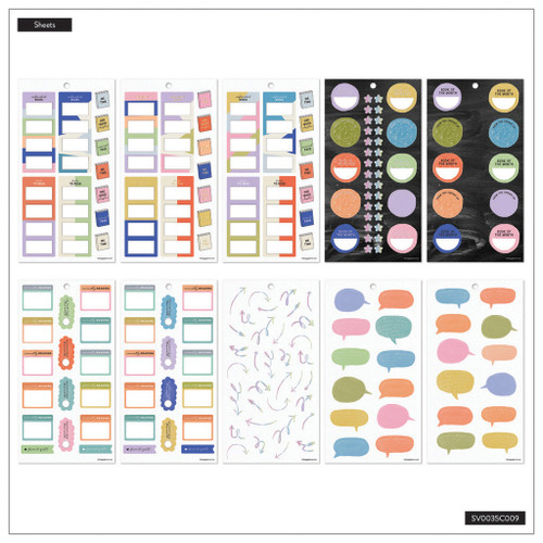 Happy Planner Sticker Value Pack 30/Sheets-Reading Classic - 5A003261-1H3TZ