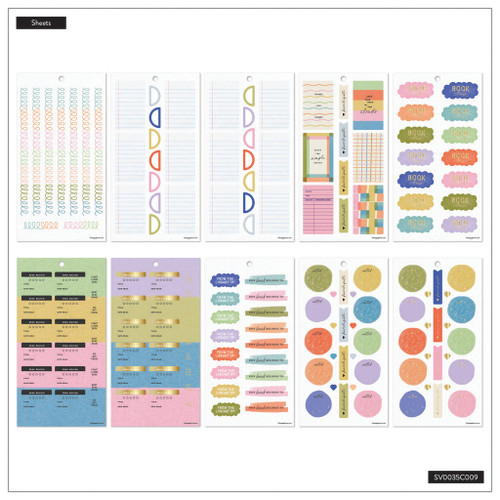 Happy Planner Sticker Value Pack 30/Sheets-Reading Classic - 5A003261-1H3TZ