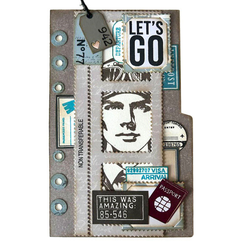 Elizabeth Craft Clear Stamps-Travel Journal - 5A0031ZB-1H3M2 Elizabeth Craft Clear Stamps-Travel Journal - 5A0031ZB-1H3M2
