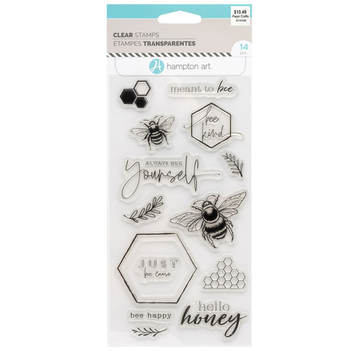 American Crafts Hampton Art Clear Stamps-Hello Honey - 5A002PZ7-1GRRS - 729632219016 American Crafts Hampton Art Clear Stamps-Hello Honey - 5A002PZ7-1GRRS - 729632219016