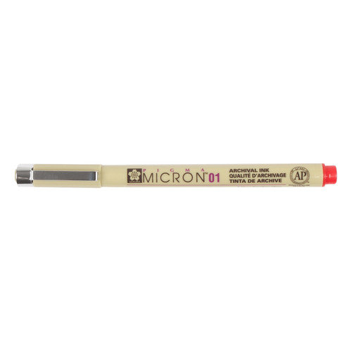 Sakura Pigma Micron Pen 01 .25mm Open Stock-Red - XSDK01-1H0H9 - 084511306318