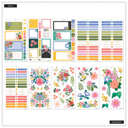 Happy Planner Big Sticker Value Pack 30/Sheets-Garden Joy - 5A00325X-1H3V1 Happy Planner Big Sticker Value Pack 30/Sheets-Garden Joy - 5A00325X-1H3V1