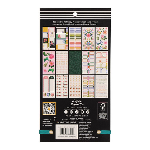 Happy Planner Big Sticker Value Pack 30/Sheets-Garden Joy - 5A00325X-1H3V1 Happy Planner Big Sticker Value Pack 30/Sheets-Garden Joy - 5A00325X-1H3V1
