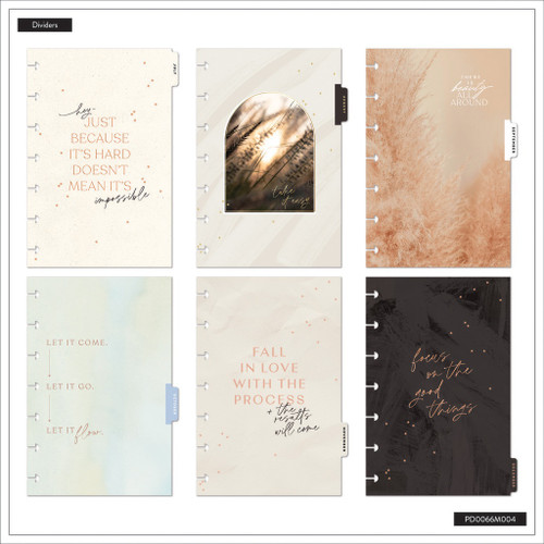 Happy Planner 12-Month Mini Disc Bound Planner-Dainty Neutrals; July '25 - June '26 - 5A00325Z-1H3V4 Happy Planner 12-Month Mini Disc Bound Planner-Dainty Neutrals; July '25 - June '26 - 5A00325Z-1H3V4