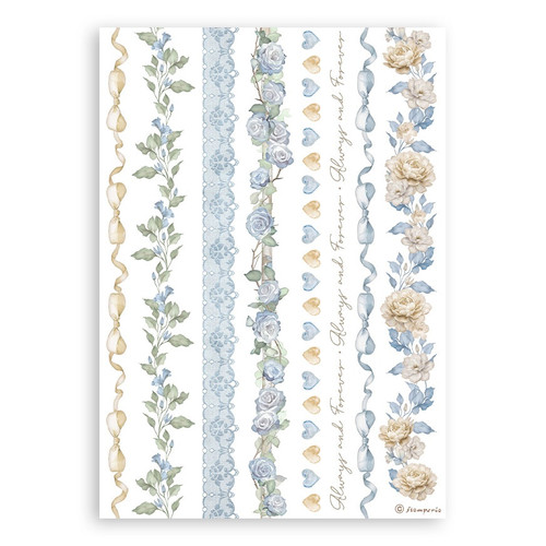 Stamperia A5 Washi Pad 8/Pkg-Timeless - 5A0031CQ-1H2ZN