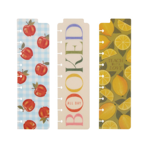 3 Pack - Happy Planner Classic Snap-In Bookmarks 3/Pkg-Fruit Stand - 5A00325H-1H3V2