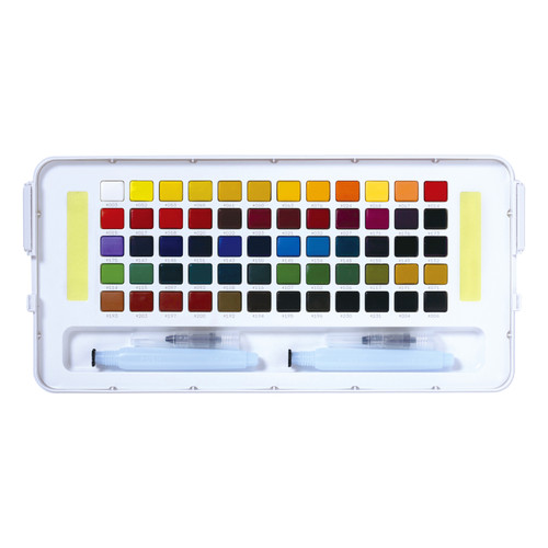 Koi Water Colors Studio Sketch Box 60/Pkg-Assorted Colors - 5A002Z2M-1H0HD