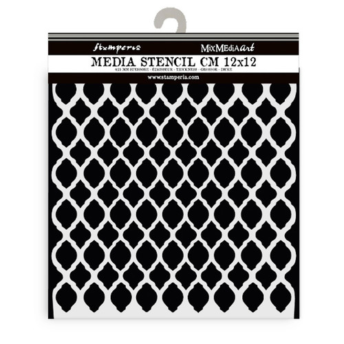 Stamperia Stencil 4.72"X 4.72"-Timeless Net Texture - 5A0031CF-1H2ZX - 5993110044062