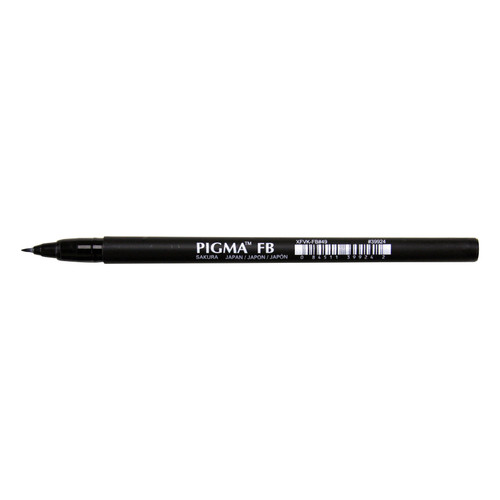 Sakura Pigma Professional Fine Brush Pen -Black - 5A002Z2W-1H0HF