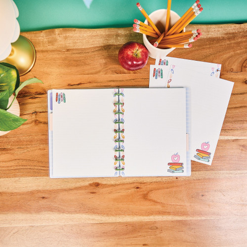 2 Pack - Happy Planner Classic Fill Paper-Love To Teach - 5A003262-1H3TN 2 Pack - Happy Planner Classic Fill Paper-Love To Teach - 5A003262-1H3TN