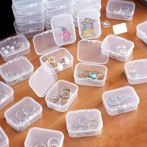 12 Pack - Dress My Craft Clear Storage Box-Rectangular, 5.5x4cm - 5A003093-1H1SQ 12 Pack - Dress My Craft Clear Storage Box-Rectangular, 5.5x4cm - 5A003093-1H1SQ