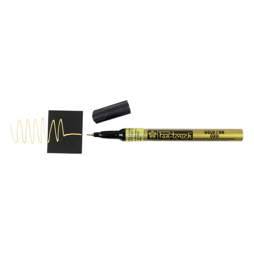 12 Pack - Sakura Pen-Touch Paint Marker Extra Fine Point .7mm-Gold - 5A002Z7N-1H0PT