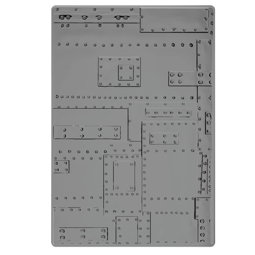 Sizzix 3D Texture Fades Embossing Folder A5 by Tim Holtz-Foundry - 5A002MWM-1GP9Z