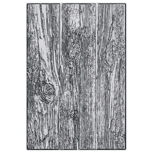Sizzix 3D Texture Fades Embossing Folder A5 by Tim Holtz-Lumber - 5A002MVH-1GPB0