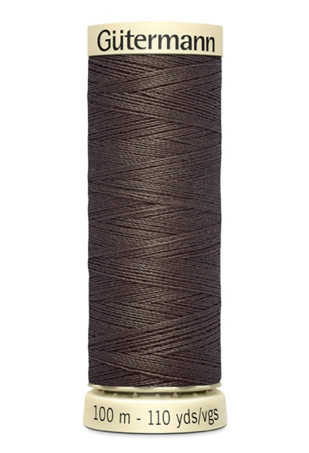 Gutermann Sew-All Thread 110yd-Dark Mocha - 100P-582 - 077780008182