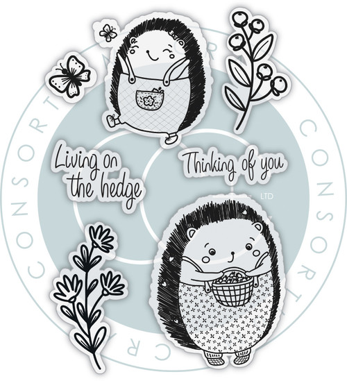 Craft Consortium Photopolymer Clear Stamp Set-Hedge - 5A00321Z-1H3QC Craft Consortium Photopolymer Clear Stamp Set-Hedge - 5A00321Z-1H3QC