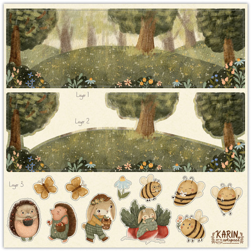 Craft Consortium 3D Decoupage 8"X8" Pad 18/Pkg-Amongst The Hedgerow - 5A003225-1H3QF Craft Consortium 3D Decoupage 8"X8" Pad 18/Pkg-Amongst The Hedgerow - 5A003225-1H3QF