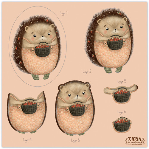 Craft Consortium 3D Decoupage 8"X8" Pad 18/Pkg-Amongst The Hedgerow - 5A003225-1H3QF Craft Consortium 3D Decoupage 8"X8" Pad 18/Pkg-Amongst The Hedgerow - 5A003225-1H3QF