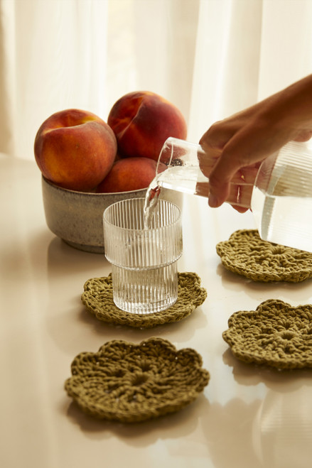 DMC Intermediate Crochet Kit-Inhale Mat & Coaters - 5A00325C-1H3TD DMC Intermediate Crochet Kit-Inhale Mat & Coaters - 5A00325C-1H3TD