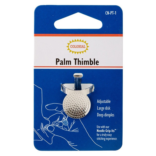 Colonial Palm Thimble-Nickel Plated Brass - 5A003269-1H3VF - 091955000429