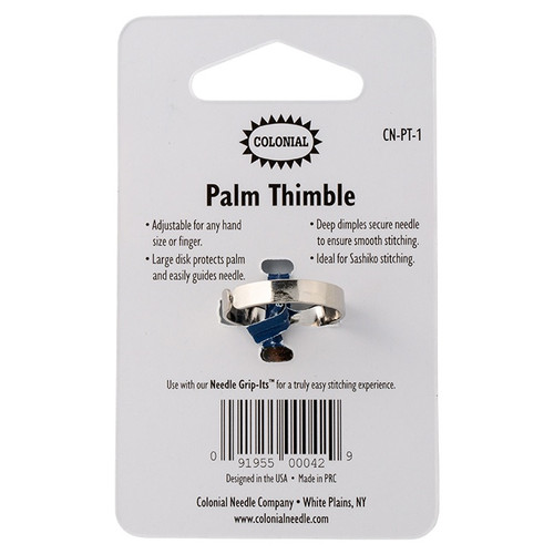 Colonial Palm Thimble-Nickel Plated Brass - 5A003269-1H3VF Colonial Palm Thimble-Nickel Plated Brass - 5A003269-1H3VF