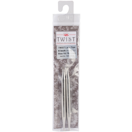 ChiaoGoo TWIST Red Lace Interchangeable Tips 4"-Size 10.75/7mm - 75041075 - 0812208028539 ChiaoGoo TWIST Red Lace Interchangeable Tips 4"-Size 10.75/7mm - 75041075 - 0812208028539