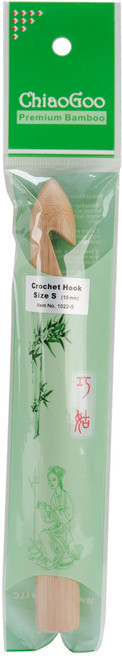 ChiaoGoo Bamboo Crochet Hook 6"-Size S/19mm 1022-S - 0812208021134