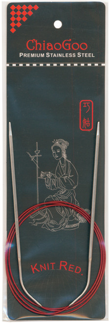ChiaoGoo Red Circular Knitting Needles 40"-Size 7/4.5mm - 6040-7 - 0812208027068 ChiaoGoo Red Circular Knitting Needles 40"-Size 7/4.5mm - 6040-7 - 0812208027068