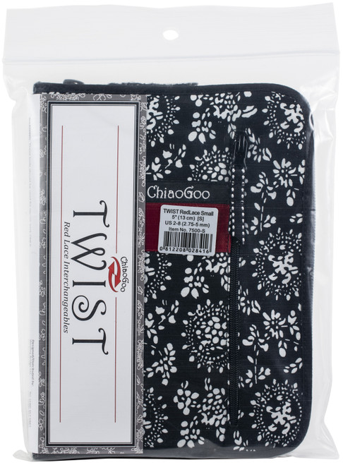 ChiaoGoo TWIST Red Lace Interchangeable 5" Tip Set-Small - 7500-S - 0812208028416