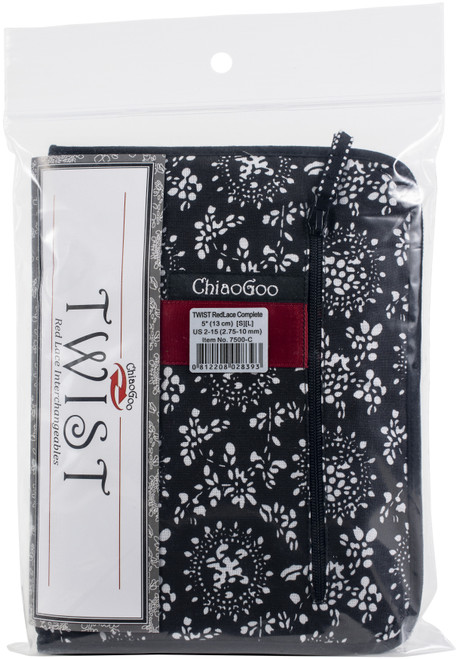 ChiaoGoo TWIST Red Lace Interchangeable 5" Tip Set-Complete - 7500-C - 0812208028393