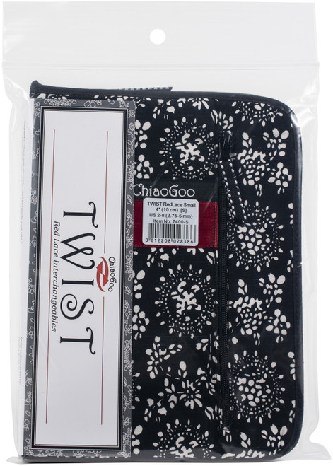 ChiaoGoo TWIST Red Lace Interchangeable 4" Tip Set-Small - 7400-S - 0812208028386