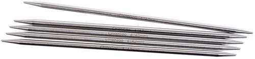 ChiaoGoo Double Point Stainless Knitting Needles 6" 5/Pkg-Size 6/4mm - 6006-6