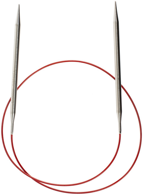 ChiaoGoo Red Lace Stainless Circular Knitting Needles 32"-Size 9/5.5mm - 7032-9