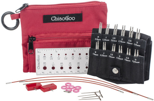 ChiaoGoo TWIST Shorties Set 2" & 3"-US 0-3 (2-3.25mm) - 7230-M