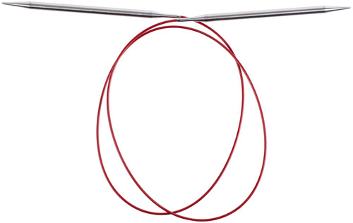 ChiaoGoo Red Lace Stainless Circular Knitting Needles 40"-Size 9/5.5mm - 7040-9