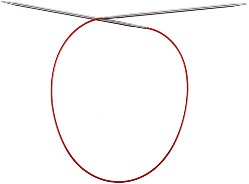 ChiaoGoo Red Lace Stainless Circular Knitting Needles 24"-Size 3/3.25mm - 7024-3