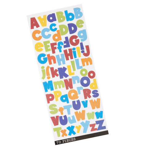 Sticko Alphabet Stickers-Party Time Abc - E5238152 - 015586793239