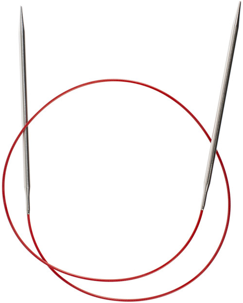 ChiaoGoo Red Lace Stainless Circular Knitting Needles 32"-Size 6/4mm - 7032-6